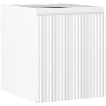 Mexen Rivel шкаф за баня под мивка 40 см, 1 врата, релефен, бял мат - 91A21-04047-1-BF01 (91A21-04047-1-BF01)