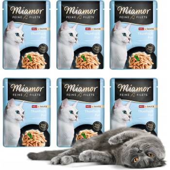 Miamor Feine Filets in Sauce tuniak 6 x 100 g