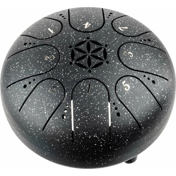 Shamann 5" 8 Notes C5 Major Spackle Black Tongue Drum