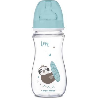 Canpol babies so širokým hrdlom EasyStart Toys 300 ml modrá