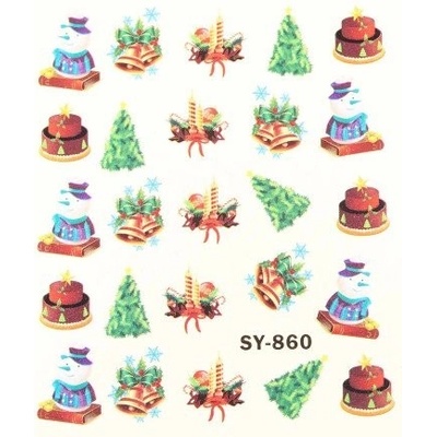 Vianočná vodolepka X-mas SY-860