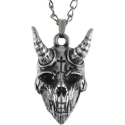 Leather & steel fashion Колие с висулка Devil - LSF4 52