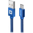 Swissten 71521208 USB / USB-C, 1,2m, modrý