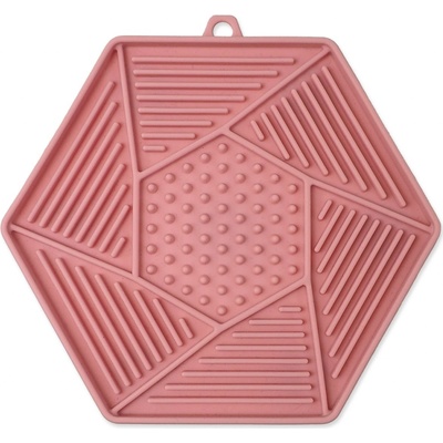 Epic Pet Podložka Lick & Snack lízací hexagon světle 17 x