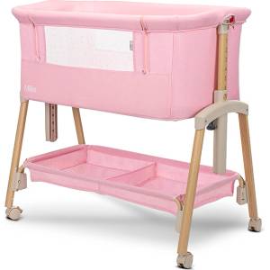 Lorelli Premium МИНИ КОШАРА MILLIE С ПАДАЩА ПРЕГРАДА PINK /wooden (10080732613)