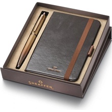 Sheaffer 9428-S1 VFM Coffee edition sada kuličkové pero a linkovaný zápisník A6