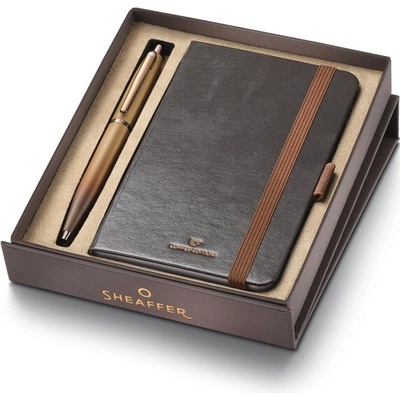 Sheaffer 9428-S1 VFM Coffee edition sada kuličkové pero a linkovaný zápisník A6 – Zboží Dáma