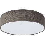 Duolla - LED таванно осветително тяло CORTINA LED/26W/230V пр. 30 см 4000K кафяв (DU605724)