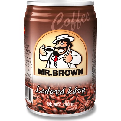 Mr. Brown ledová káva plechovka 240 ml – Zboží Dáma