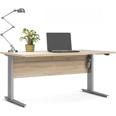 Falco Výškově nastavitelný psací stůl Office 80400/318 dub sonoma/silver grey