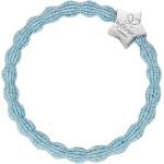 By Eloise London Metallic Silver Star Ластик за коса за жени цвят Light Blue