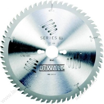 DeWALT DT4351 pilový kotouč Series 60 pro kotoučové pily 250x30mm 60z ATB 10°