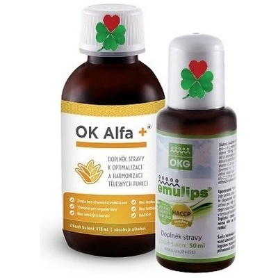 OKG sada OK Alfa+ 115 ml Emulips 50 ml
