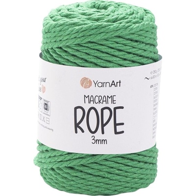 YARNART Macrame Rope 3 mm 63 m 759 Dark Green юта (Macrame Rope 3 mm 759)