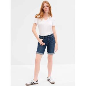 GAP Дънкови шорти mid rise GAP GAP | Sin | ЖЕНИ | XXS - zoot - 81,95 лв