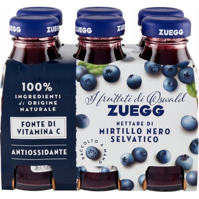 Zuegg nektar z borůvek 6 x 125 ml