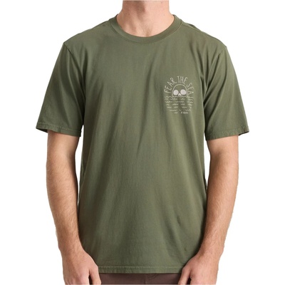 Roark Мъжка тениска Roark Fear the Sea T-shirt - Military (216-7593-0212)