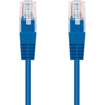 C-TECH CB-PP5-3B patch, Cat5e, UTP, 3m, modrý