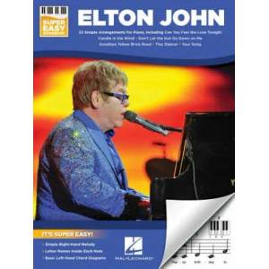 Elton John - Super Easy Songbook | Elton John (ISBN: 9781540059468)