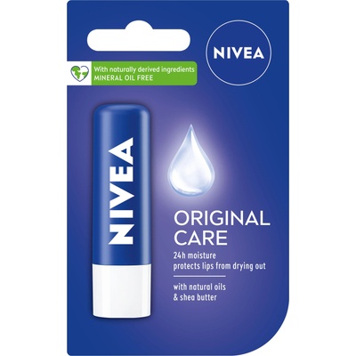 Nivea Балсам за устни Original Care, 4.8 g