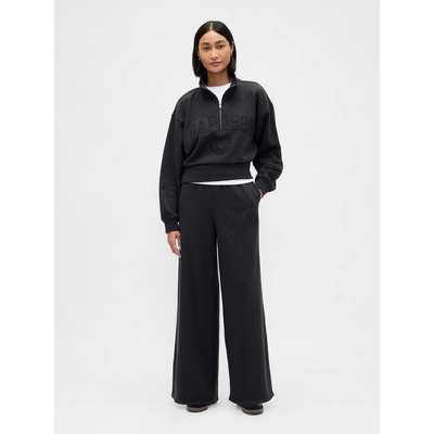 GAP Tepláky High Rise Baggy VintageSoft Čierna