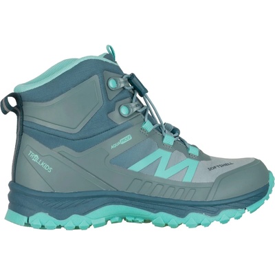Trollkids Детски туристически обувки Trollkids Kid's Sirdal Hiker Mid Walking boots - Glacier Green / Teal - размер 32 (EU) (702-5142-0215)