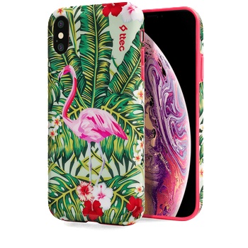 Ttec Гръб ttec ArtCase за iPhone XS Max - Flamingo Garden, 116820 (8694470000428)