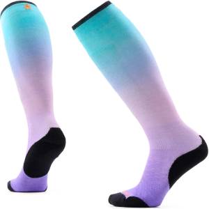 Smartwool Дамски ски чорапи Smartwool Women's Ski Targeted Cushion Ombre Print Ski socks - Purple Dawn - размер 34-37 (EU) (207-2022-0111)