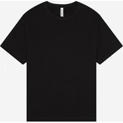 Canvas Unisex bavlněné tričko s kulatým výstřihem Černá CV3010