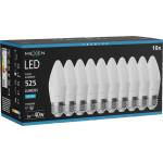 Mexen Nova 10x LED крушка E27, C37, 5W, Студена - 6500K, 525 lm - L102-E27-0565-01x10 (L102-E27-0565-01x10)