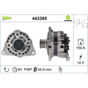 generátor VALEO 443395