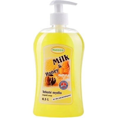 Nuccco tekuté mydlo mlieko a med s dávkovačom 500 ml