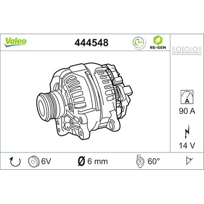 generátor VALEO 444548
