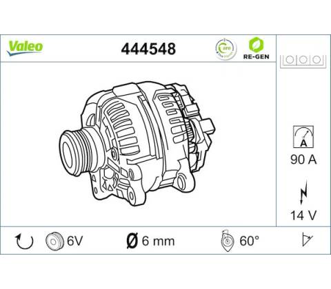 generátor VALEO 444548