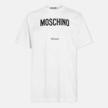 Moschino Тениска MOSCHINO Men's Milano T-Shirt - White