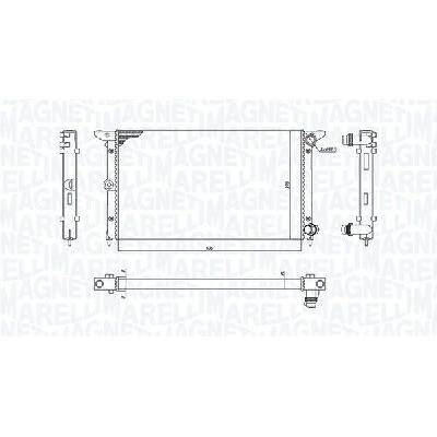 Chladič, chlazení motoru MAGNETI MARELLI 350213194900