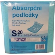 BabyOno Hygienická podložka na přebalování 20 ks 40 x 60