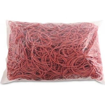 Gumičky Office Products 60mm 1kg červené
