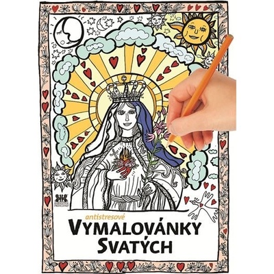 Antistresové vymalovánky svatých Dora Lukášová