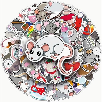 Set 50 samolepek myš – Zboží Mobilmania
