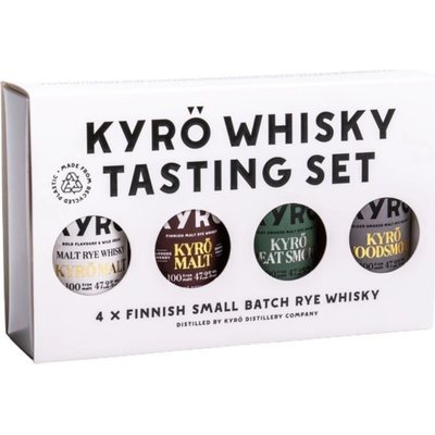Kyrö Whisky tasting set 47,2% 4 x 0,05 l (karton)