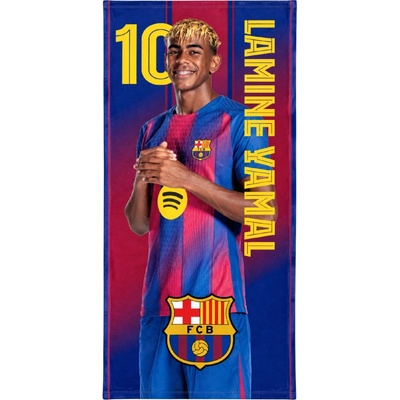 Phi International rychleschnoucí osuška z mikrovlákna FC Barcelona Lamine Yamal 10 70 x 140 cm