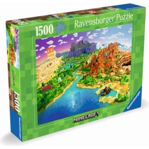 Ravensburger Minecraft: Светът на Minecraft 1500 части (12000433)