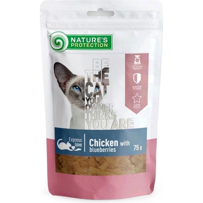 Natures P Snack cat chicken & blueberries 75 g
