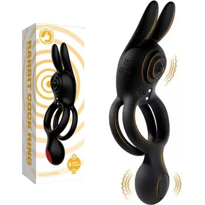 Двоен пенис ринг, дълга ерекция и клиторна стимулация - Rabbit Cock Ring (FUNNY00011)