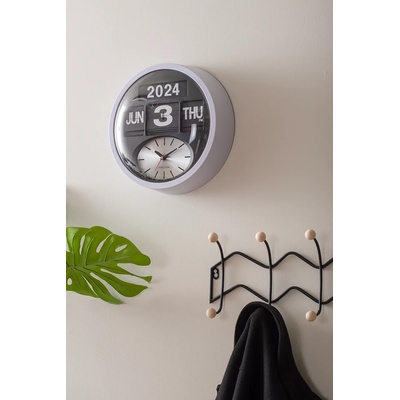 Karlsson Стенен часовник Karlsson Round Flip (KA6030WH)