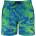 PUMA Бански гащета Puma Men's Printed Woven Swim Shorts - Blue / Green