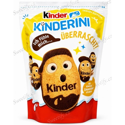 Ferrero Kinder Kinderini mléčné a kakaové sušenky 250 g