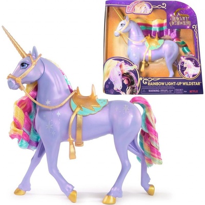 Spin Master UNICORN ACADEMY SVĚTELNÝ JEDNOROŽEC WILDSTAR 28 CM – Zboží Dáma