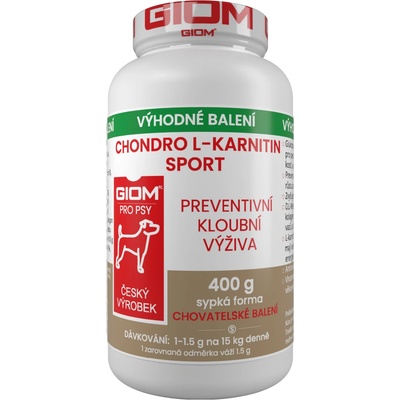 Giom S pes Chondro L-karnitin SPORT 400 g plv